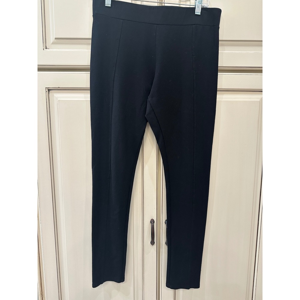Philosophy Republic Clothing Black Seamed Ponte Knit Leggings Womens Medium